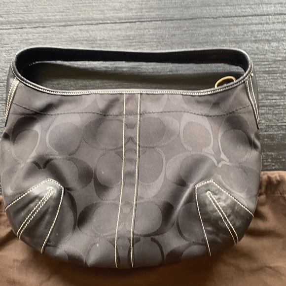 COACH black shoulder bag - Picture 2 of 6